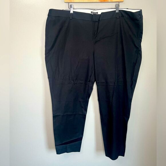 J. Crew mercantile black ankle pants size 22 business office casual preppy - Picture 1 of 5